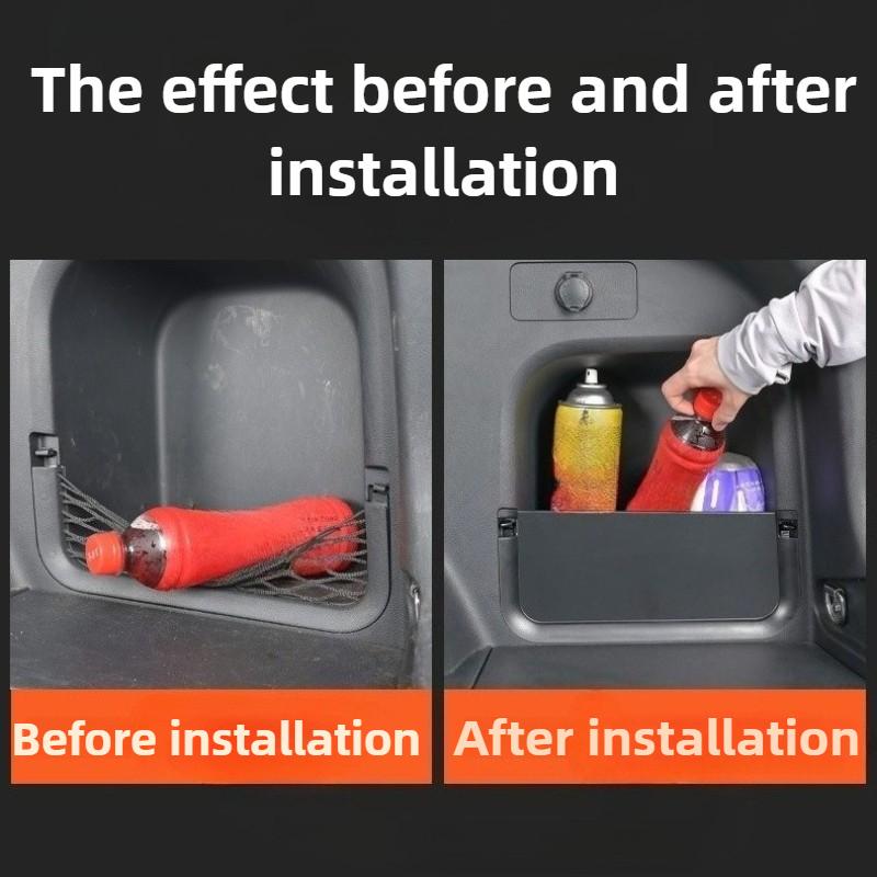 Kofferraum Trennplatte Brett Heckbox Seitenaufbewahrung Organizer Trennwand Innenzubehör Passend für Toyota RAV4 2020-2025