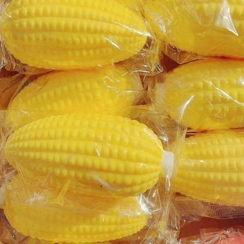 Giant Corn Shape Flour Filled Squeeze Toy Simulation Vegetable TPR Stress Relief Fidget Gadget Desktop Decor Gift