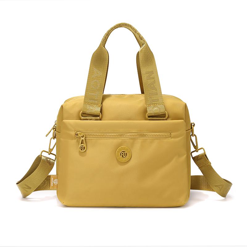 Women Multi Pocket Nylon Tote Bag Lightweight Crossbody Shoulder Handbag