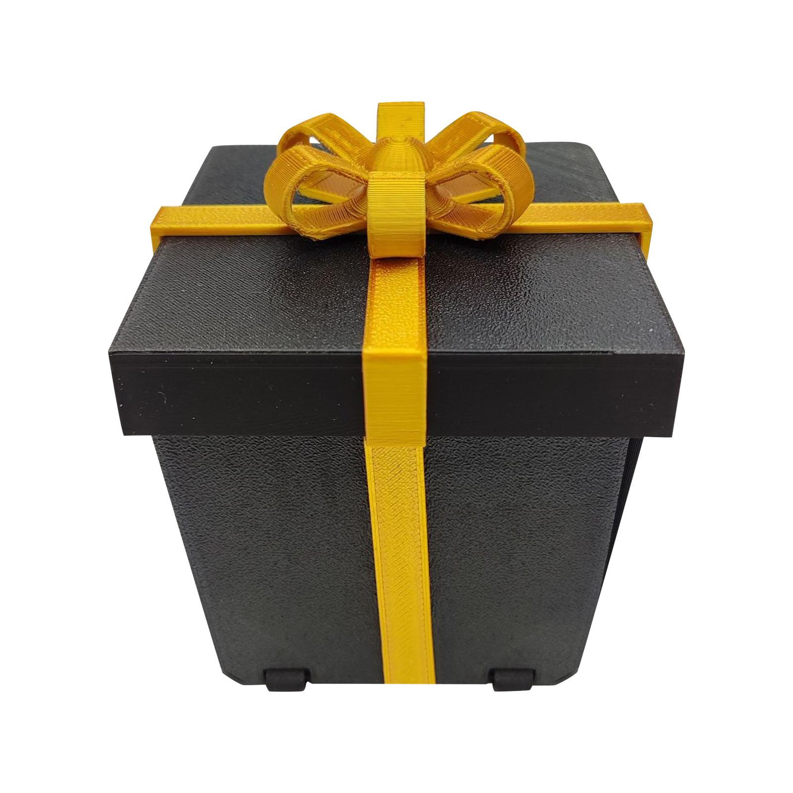 

3D-печатная коробка-сюрприз в виде среднего пальца Подарочная коробка Рождество День святого Валентина Любовь День святого Валентина Китайский День святого Валентина One Size жёлтый