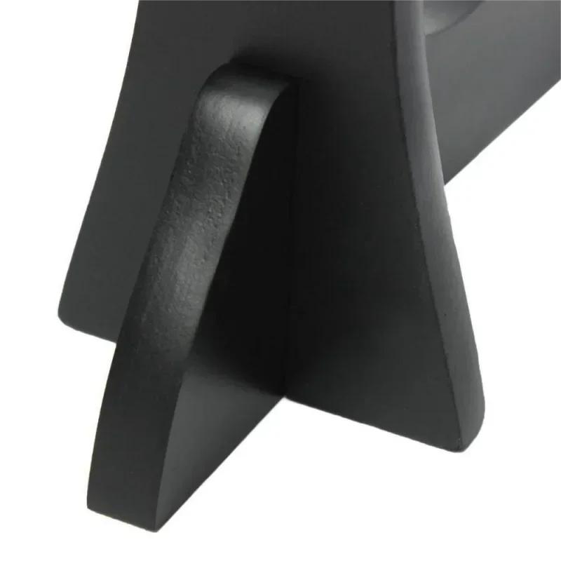 2 Tier Sword Stand Samurai Sword Display Velvet Padded Rack Wooden Sword Flute Stand Home Living Room Decoration Ornament