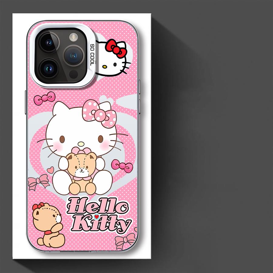 Phone Case for iPhone 14 15 16 Plus 11 12 13 Pro Max 17 Air 16e Soft Cover Cartoon Hello Kitty Cinnamoroll