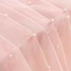 Pink Gauze Table Runner Romantic Pearl Mesh Tablecloth Wedding Dinning Table Cover Decoration Birthday Baby Shower Party Decor
