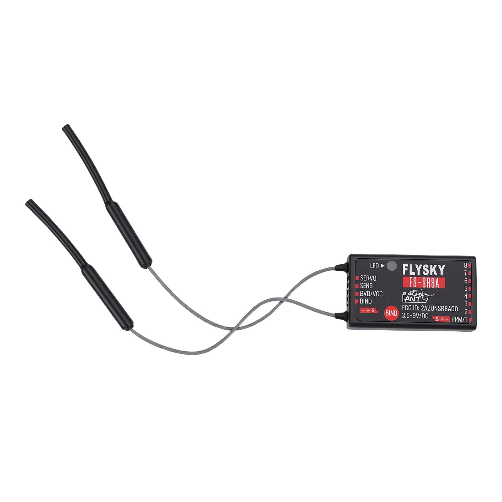 

8CH 2.4GHz RC Receiver with Dual , for Remote Control planes, Helicopters, Cars, Boats, and Robotics