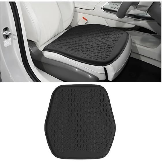 Gel Car Seat Cushion, Non-Slip & Comfortable Automotive Chair Protector Pad For Driving, Breathable Vehicle Interior Mat Cover Accessories, Universal
