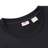 Levis Color Block Letter Print Crew Neck Short Sleeve T-Shirt Men Tops Black A9225-0002