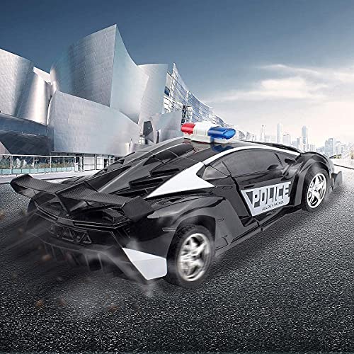 WEECOC. Multifunctional RC Car, Electric RC Car, Toy Car, Transforms into Robot, High Stability, Shockproof, Kids Toy, Popular Gift (Blue, Rechargeabl