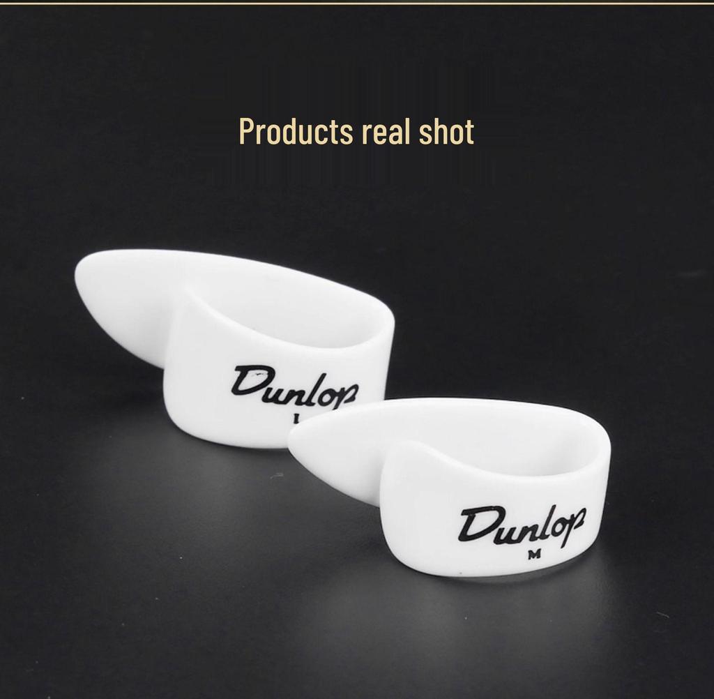 Dunlop Right Hand Fingerstyle Protector Kit: Thumb Pick, Finger Cots, and Artificial Fingernail.