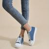 Women'S Breathable Sneakers - Casual Low-Top Lace-Up Shoes with Thick Rubber Sole, All-Season Comfort for Petite Sizes, Ladies Sneakers