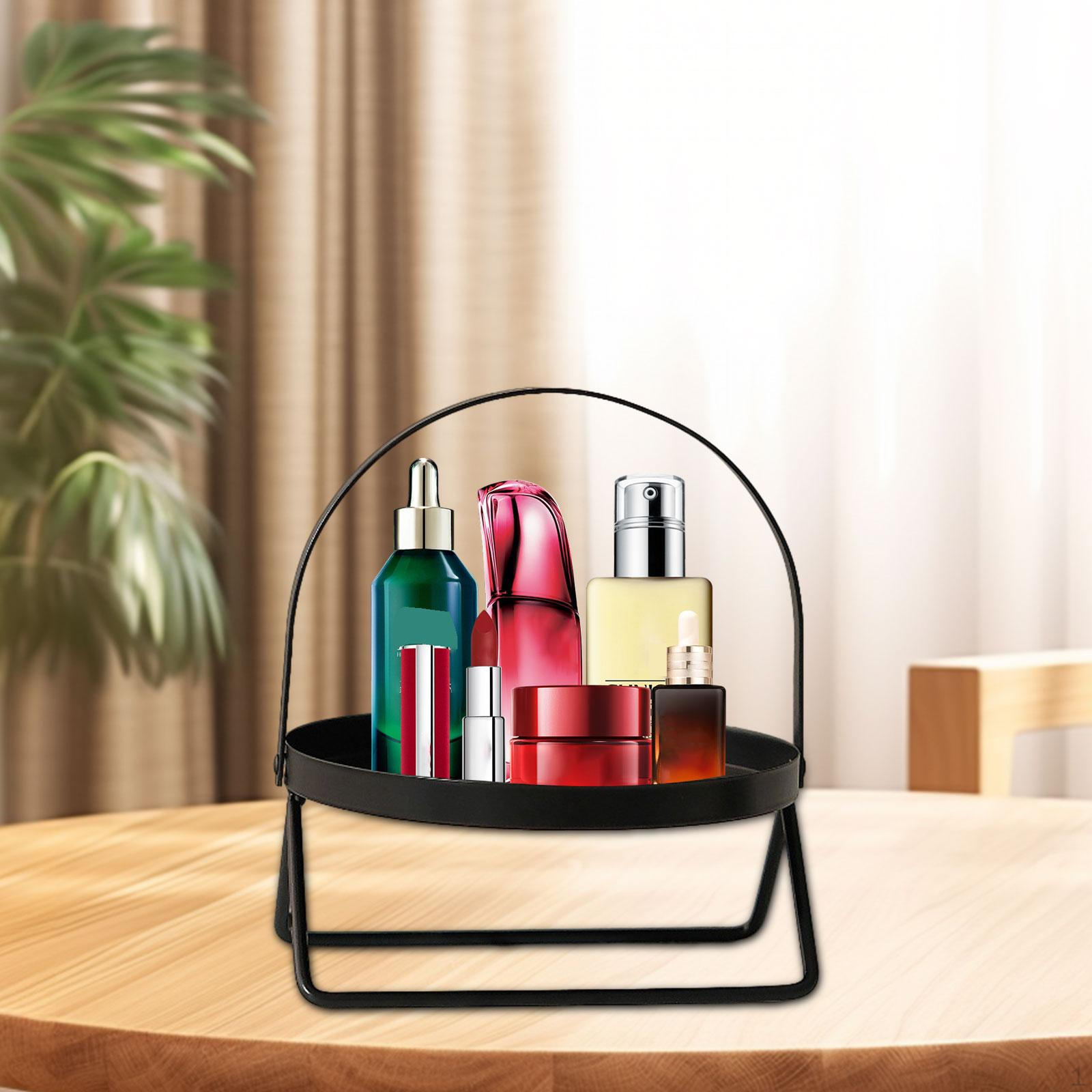 Настольный держатель для хранения косметики с ручкой прочный и многофункциональный для парфюмерии в общежитии Single Layer 1398₽