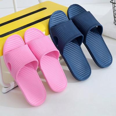 Unisex Home Slippers Summer Indoor Floor Non-slip Slippers Couple Family Women And Men Hotel Bathroom Bath Sandal Slippers