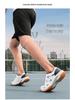 Professional Leather Sports Shoes for Men and Women: Plus Size Badminton, Table Tennis, and Tennis Training Shoes