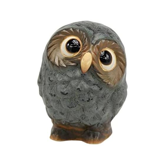 Tori Shigaraki Ware Owl (Bronze) No. 3.5 FUKU-45
