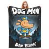 Dog Man Dogman And Friend Micro Coperte Picnic Flanella Biancheria da Letto Plaid Per Divano Letto Caldo Personalizzato Qualità Copriletto