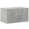 High Cabinet Concrete Grey 70 X 42.5 X 225 Cm Particleboard