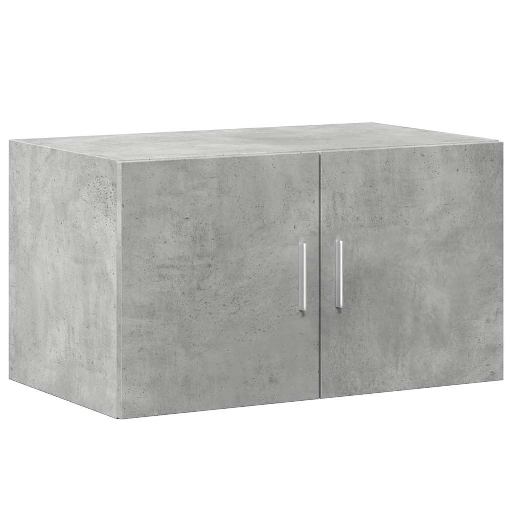 High Cabinet Concrete Grey 70 X 42.5 X 225 Cm Particleboard