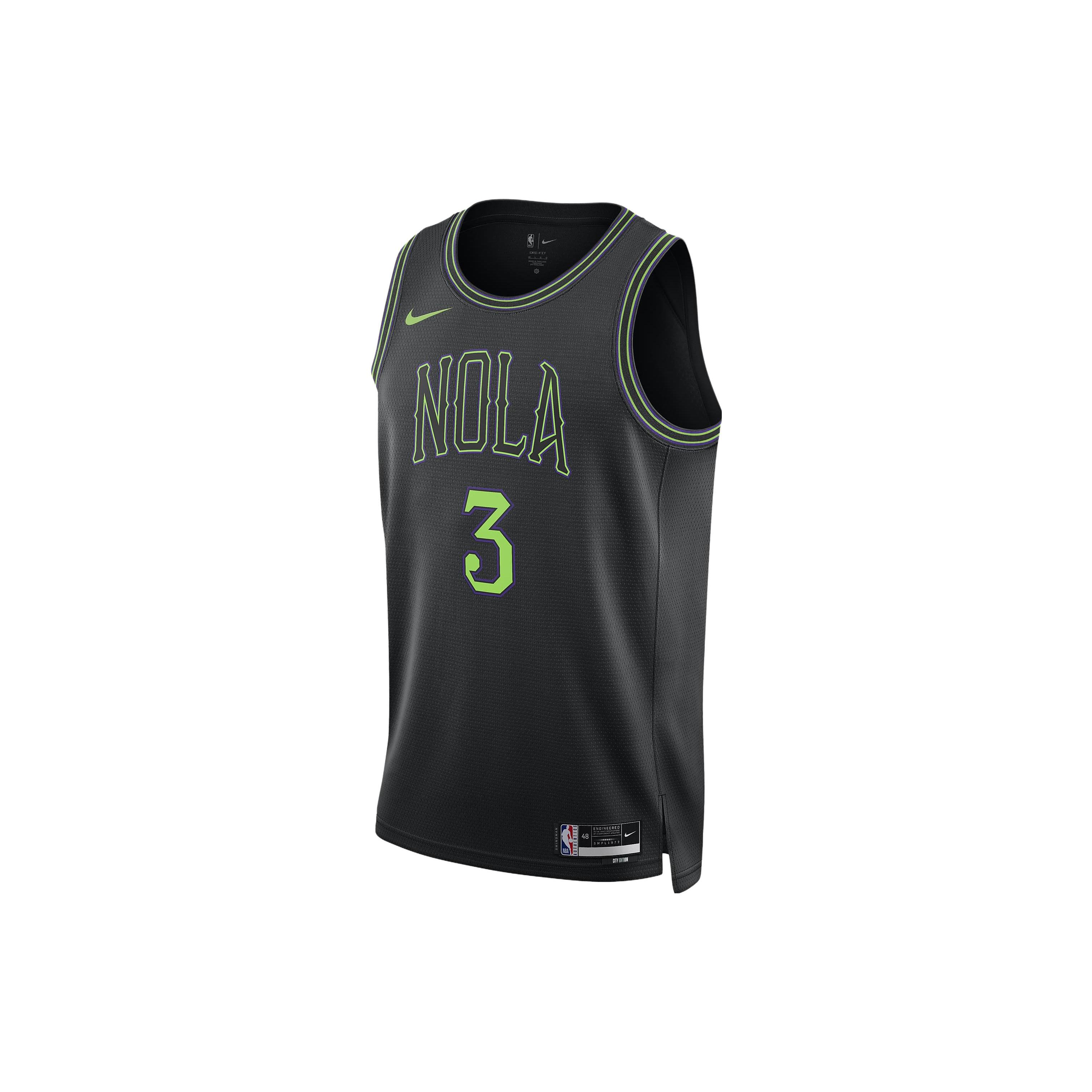 

Новая мужская майка Nike Cj McCollum New Orleans Pelican City Edition 2023/24 Nike Dri FIT Nba Swingman DX8511-010 XL