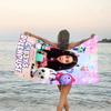 1pz Gaby's Bubble House4 Asciugamano da Spiaggia, Attrezzatura per Spiaggia e Piscina al Mare, Fantasia alla Moda, Rettangolare, Essenziali da Viaggio