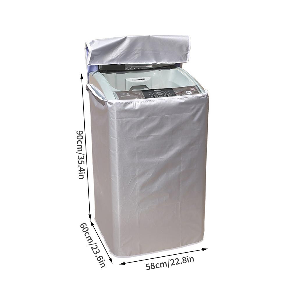 1PC Washing Machine Cover Waterproof And Sun-Proof Protective Cover For Universal Use With Wave Motors