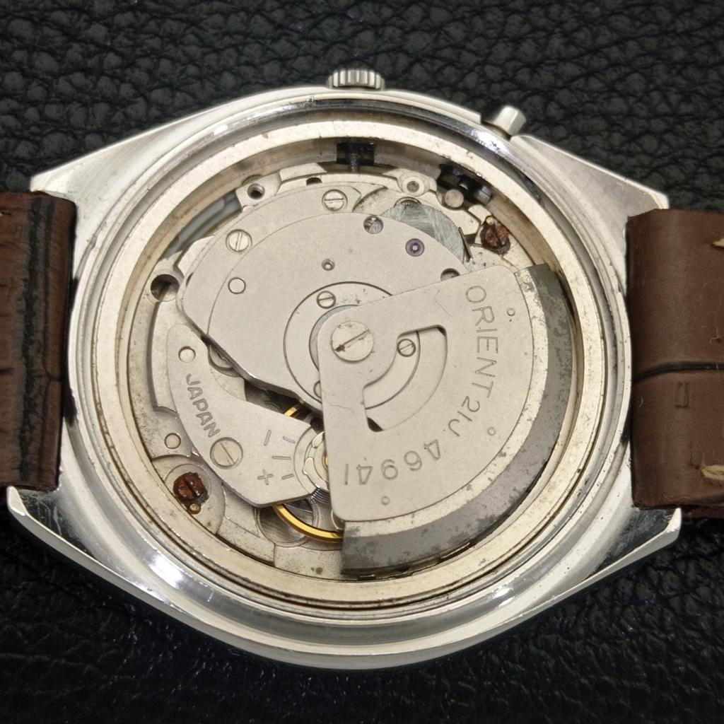 VINTAGE ORIENT CRYSTAL AUTOMATIC JAPAN 46941 MENS ORIGINAL DIAL WATCH A703365-1