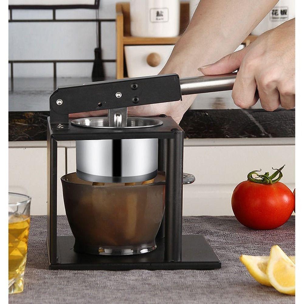 Hand Press Manual Juice Extractor Stainless Steel Fruit Juicer Practical Manual Juicer  for Home