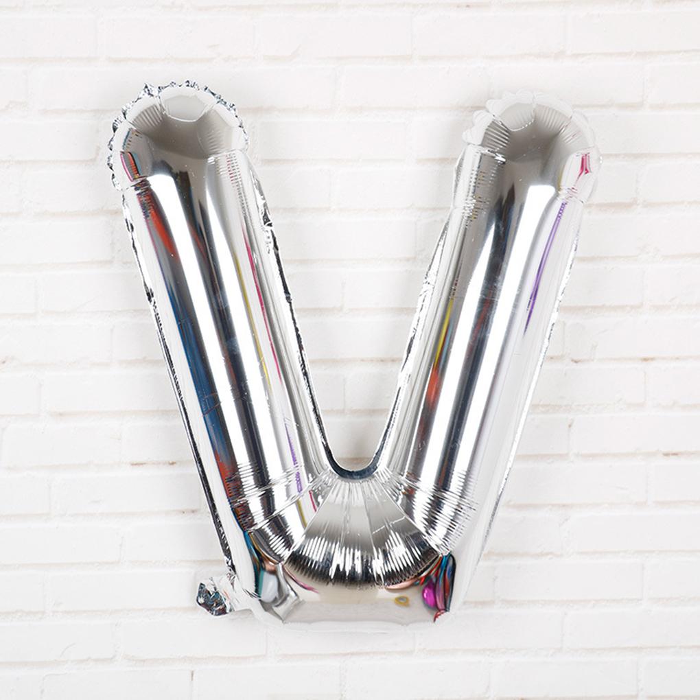 4pcs/set 32 Inch Silver Love Letter Aluminum Film Balloon Wedding Bridal Shower Anniversary Decor