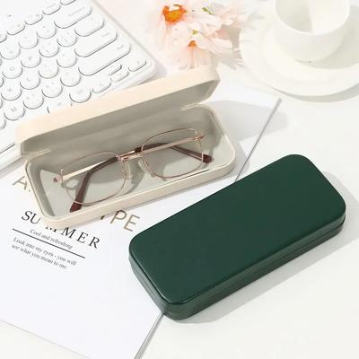Retro Solid Color Eyeglasses Case Simple and Elegant Style Sunglasses Box Iron Case for Glasses Glasses Box