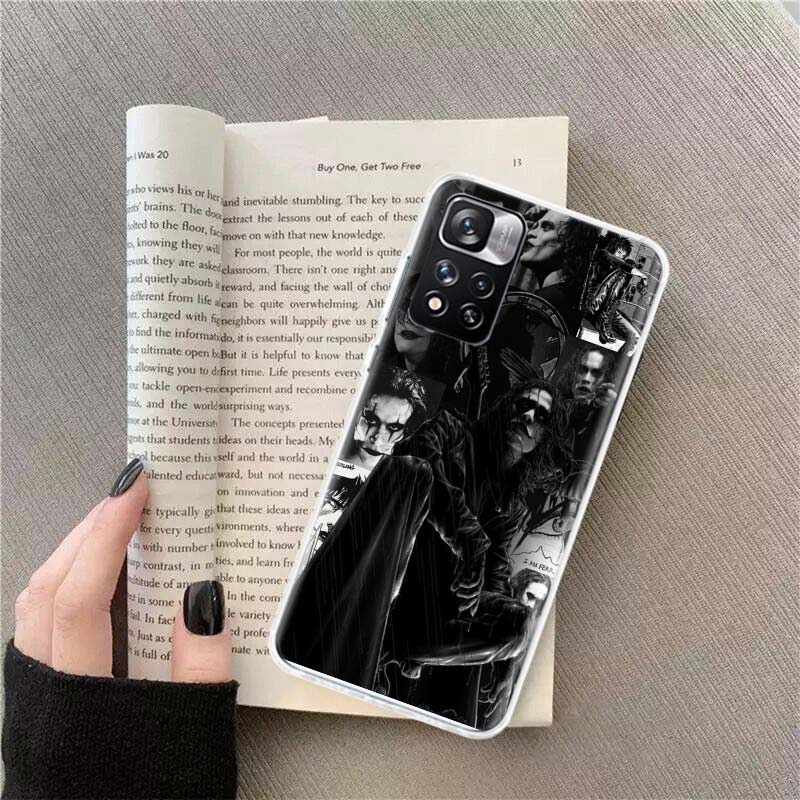 Film THE C-CROW Handyhülle Für Redmi Note 13 12 Pro Plus 14 15 Pro 5G 11 11T 11E 11S 10 Pro 10S 9 9S Hülle Handy Klar TPU Capa