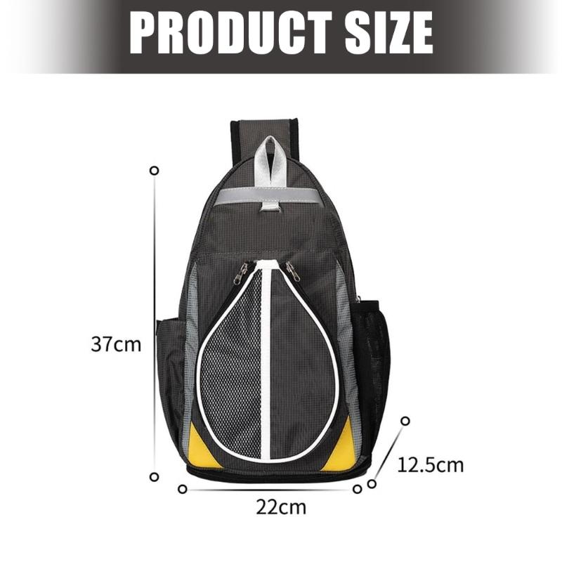 Compacts Sporty Table Tennis Accessories Bag for Rackets Gear Durability Nylons Construction Outdoor Adventures