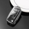 Clear Transparent Tpu Car Smart Key Cover Case For Volkswagen Golf 6 Beetle Up! Eos Touran Scirocco Tiguan Polo Jetta Passat