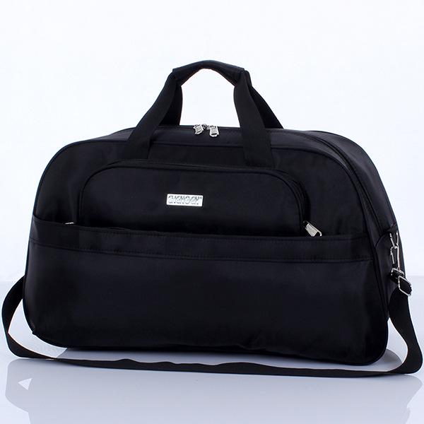 

Дорожная сумка большой вместимости в корейском стиле - женская сумка кроссбоди, на плечо и для спортзала из ткани Оксфорд Small чёрный