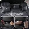 For Mitsubishi 1/2PCS Car Styling Leather Headrest Neck Support Neck Pillow Seat Accessories Lancer ASX Pajero Mirage Attrage WJ4