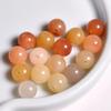 Handcrafted Natural Golden Silk Jade Beads Bracelet - DIY Jade Stone Beaded Accessories.