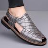 Men’s Sandals Mary Jane Dancing Shoes Dress Wingtip Wedding Stylish Formal Leather Prom Blazers Shoes Over Sized