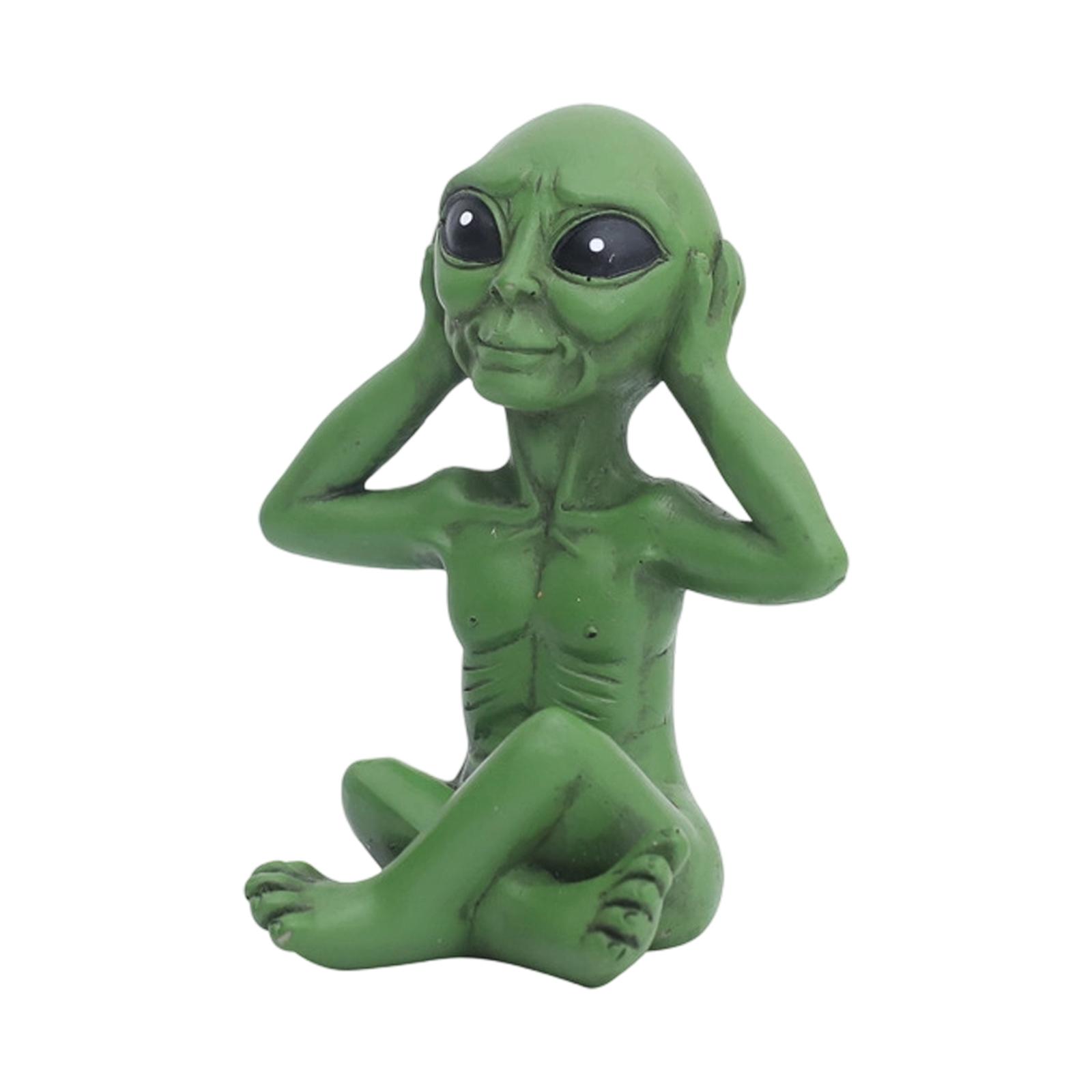 

Инопланетные смоляные украшения, фигурки для домашнего декора в помещении и на улице One Size