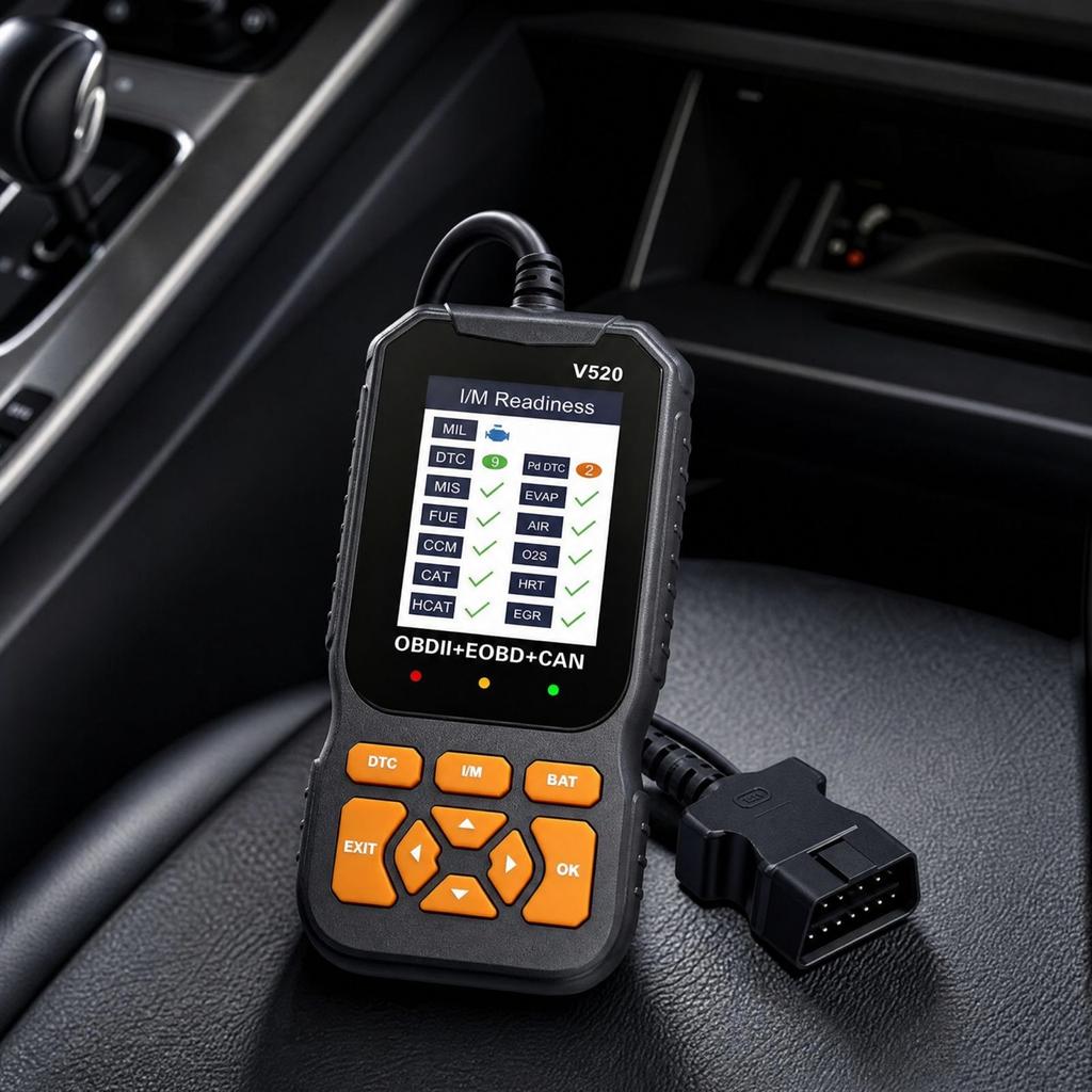 V520 Automotive Scanner, Car Fault Detector Tool for Vehicle Maintenance