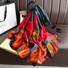 180*90cm muffler fashion Luxury Brand Scarf Women New Style Fashion Color Matching Print Silk Lady Popular Headcloth Beach Shawl