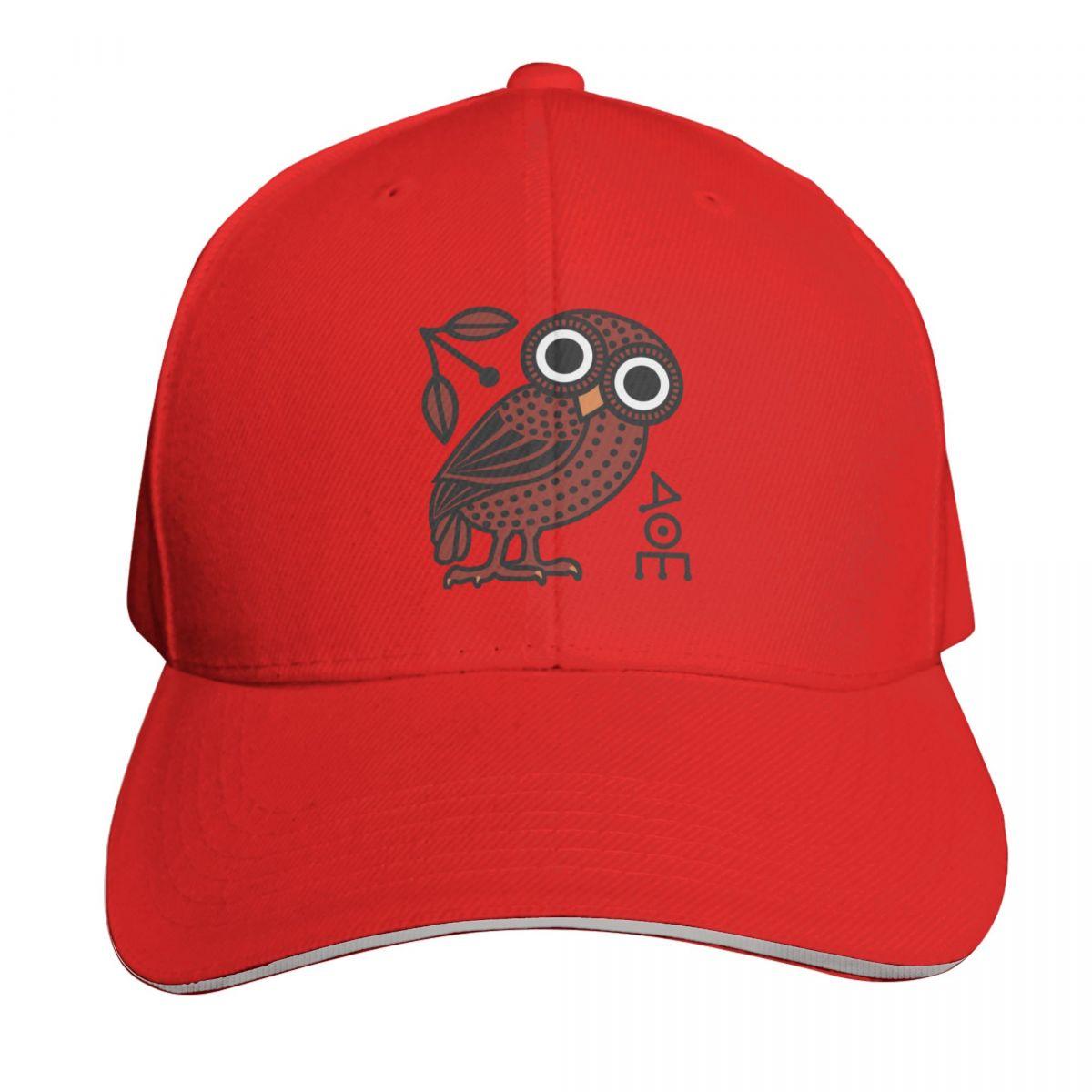Cute Athenian owl inspired by the ancient Greek art on the Tetradrachm coin Baseball Cap Anime black For Unisex Womens