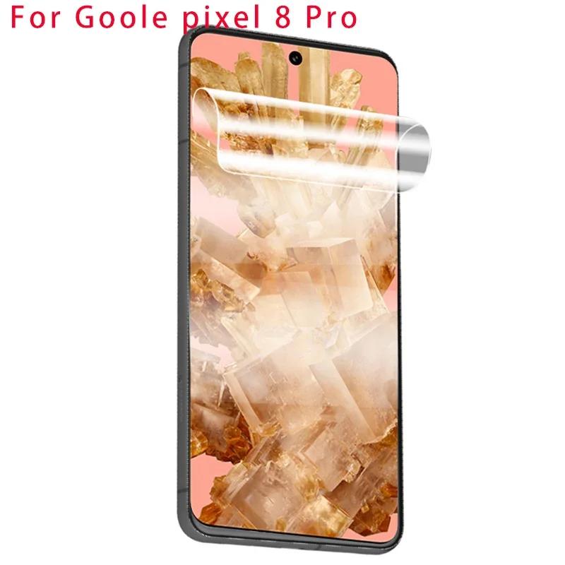 1-4PCS Full Cover Screen Protector Hydrogel Film For Google Pixel 9 XL 8 7 Pro 7A Soft TPU Clear Anti-scratch Film For Pixel 9 8