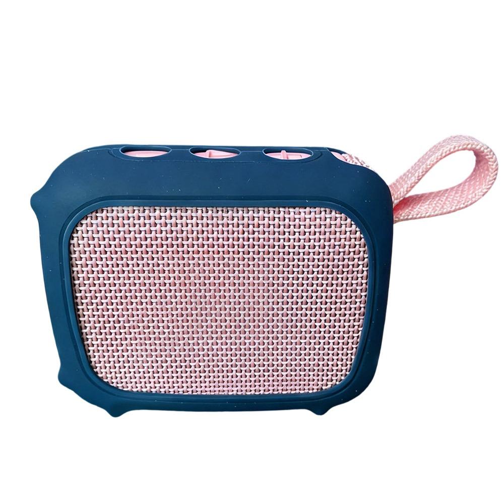 Shockproof Silicone Case Portable Waterproof Silicone Cover with Carabiner Dirt-proof for JBL GO 5 Bluetooth Speaker