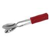 Handle Design Percussion Instrument Silver+Red Folk Instrument  For Music Enthusiasts