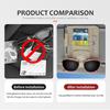 Car Sun Visor Minimalist Glasses Card Clip Sunglasses Holder For Ford Escort KA Flex Everest KA Expedition Falcon Fusion