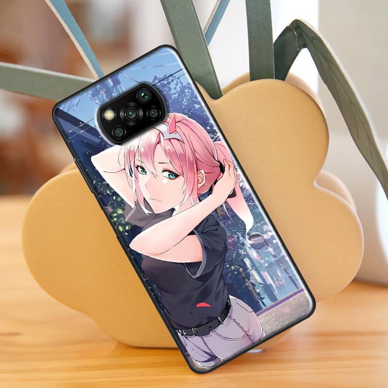 Zero Two Darling in the FranXX Anime For POCO X3 Pro X3 GT F3 M3 M4 Pro Case For Xiaomi Mi 11 Lite Mi 11T Pro 10T Back Cover