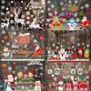 Christmas Window Sticker Merry Christmas Decorations For Home 2025 Cristmas Ornament Xmas Navidad New Year 2025 Natal Gifts
