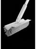 V-Shaped Long Handle Bathroom Floor and Tile Cleaning Brush with Thick Bristles