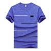 Summer Short-sleeved T-shirt for Men, Breathable and Cool Elastic Ice Silk Thin Sports Loose Top