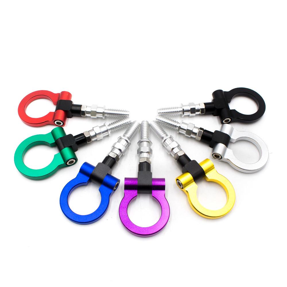 CNSPEED Universal Racing Tow Hook Front Rear for BMW European Cars Trailer Towing Bars(Bule Red Golden Black Silver) YC100397