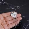 2 pezzi di braccialetti con motivo congiunto a forma di cuore per i migliori amici, regalo di gioielli per amicizia