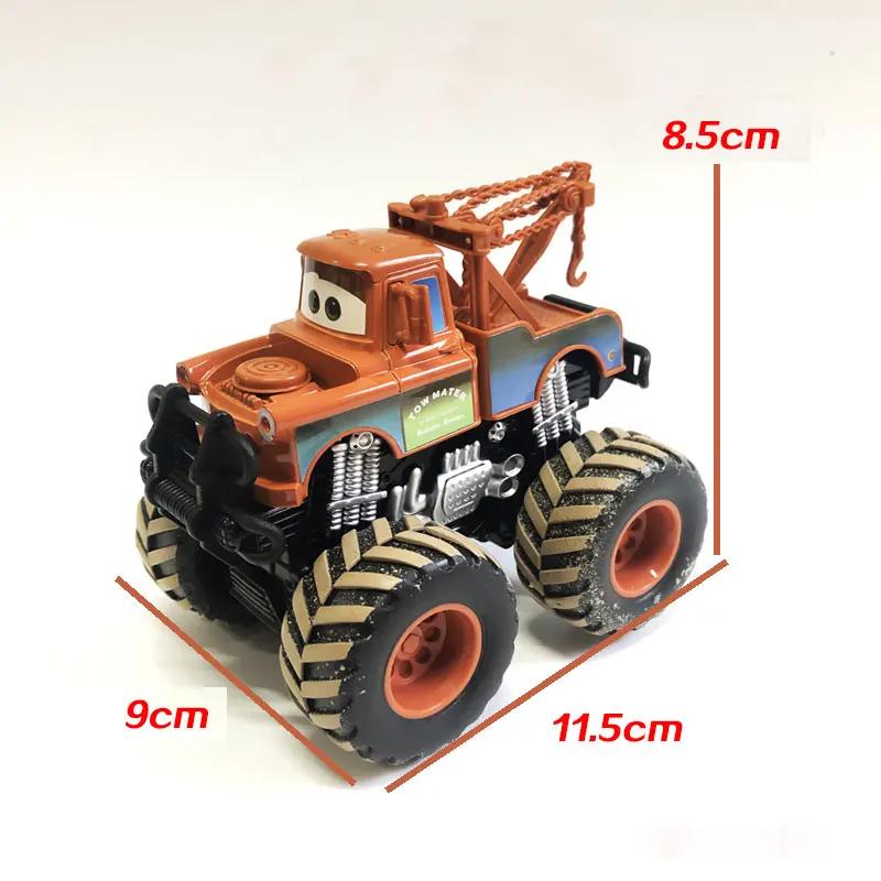 Pixar Cars 3 Big Wheel Lightning McQueen Black Storm Jackson Cruz Mater Offroad Inertia Diecast Alloy Cars Toy Kids Gift