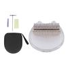 Thumb Finger Piano 17 Key Acrylic Transparent Bear Pattern Board Easy Playing Kalimba Instrument